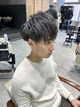 フォンド 津田沼(fond.) ハイライト/マッシュパーマ/ウルフ/アッシュブラック/津田沼