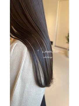 メイン(『 』main) 酸熱treatment×ash beige