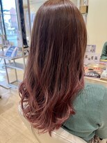 ウィル 都島店(WiLL)&nbsp;20代30代40代大人可愛いグラデーションカッパーピンク