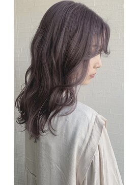 アクタノイド エット 香呂駅前店(actanoid etto) 透明感グレージュカラー【縮毛矯正/髪質改善/ハイライト】