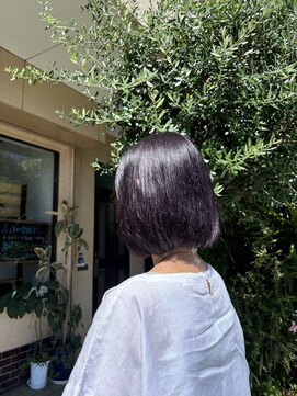 マツ 美容室(Matsu 美容室) ボブ　切りっぱなしボブ