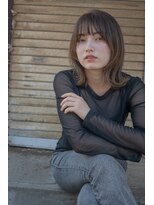 ヘアーラニッシュ 船橋店(hair Lanish)&nbsp;マロンベージュ/姫カットレイヤー/20代30代40代