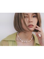 らふる 外ハネ ニュアンスウェーブボブ