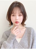 ニュアンスパーマレイヤーカットウェーブミディアムレイヤーボブ