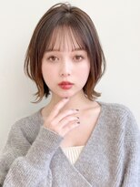 トゥーナ 表参道(tona)&nbsp;ニュアンスパーマレイヤーカットウェーブミディアムレイヤーボブ