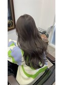 髪質改善カラー "アッシュブラウン"