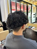 シャンプーボーイアネックス(SHAMPOO BOY Annex)&nbsp;メンズマッシュ　縦落ちツイストスパイラルパーマ　佐世保