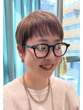 ロンド パルティール 大宮(Lond partir) イメチェン外ハネボブ美髪ワイドバングレイヤーショート/大宮