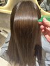 《髪色で魅せるスタイルチェンジ》透明感カラー