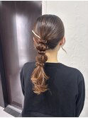 パーティーお呼ばれヘアセット