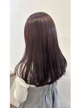 コキリ(kokiri) 【coco】〔カラー〕ブリーチなし明るめのピンクパープルレッド