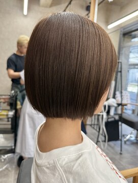 コク 千葉駅西口(COQU) ストレートボブ × ナチュラルベージュ【千葉優希】