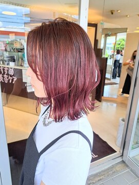 マリーインターナショナル 浦添店(MARIE INTERNATIONAL) ピンクラベンダーパープルピンクベージュブリーチハイライト