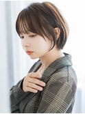 【20代30代】前髪あり/王道大人ショートボブ