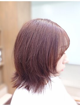 ヘアジーナ(Hair Jina) 小顔ヘア☆おしゃれ女子ウルフヘアまろやかブラウン