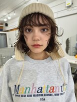 ハニーシブヤ(HONEY shibuya)&nbsp;冬が似合うパーマボブ