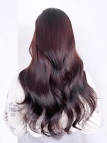 シオン(shion)&nbsp;グレージュロング顔周りレイヤー韓国ヘア小顔_ba516371