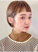 ぱっつん前髪/ミニボブ/ショートボブ【アフロート吉祥寺 緒方】
