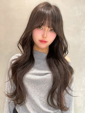 レーヴバイロンド 仙台(Reve by Lond) レイヤーカットダークアッシュ髪質改善似合わせカット韓国巻き