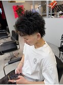 テーパーフェードスパイキーウルフ