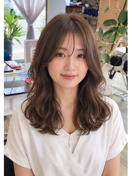 ヘアアトリエ ナイン(hair atelier nine) ダークパープル/ナチュラルショート/ミルクブラウン/夏/福島市