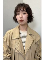 ビファイン 本店(Befine)&nbsp;くしゃっとラフな抜け感パーマボブ