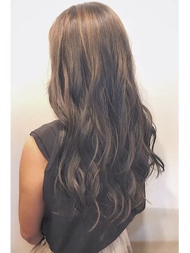 レセ 南柏店(Laissez) ブリーチなしハイライトカラー/ウェーブロング【レセ南柏店】