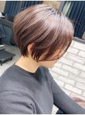 直毛さんオススメ！！【丸みパーマ】美シルエットくびれショート