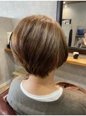 前下がりグラデーションボブ