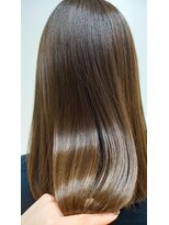 ヘアリゾートエーアイ 高田馬場店(hair resort Ai)&nbsp;20代30代40代マロンベージュ/Aラインボブ/かきあげ[高田馬場駅]