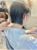 大人可愛い20代30代40代前下がりボブ_切りっぱなし【GRAFF蔵前】
