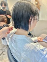 グラフ 蔵前(GRAFF)&nbsp;大人可愛い20代30代40代前下がりボブ_切りっぱなし【GRAFF蔵前】