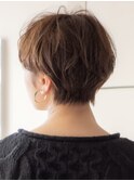 マッシュショート20代30代40代大人可愛い暗髪うる艶髪青山表参道