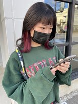 ナンバー(number+)&nbsp;20代30代イヤリングカラーインナーカラーブリーチ