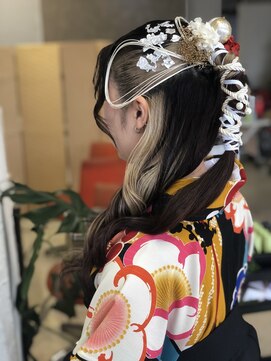 ボンビィヴァン(bon-vivant) 大分/府内町/卒業式ヘアセット+着付