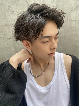 グリーン 登戸(green) 【YOSHI】七三かき上げショート
