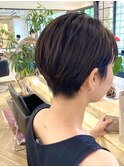 ショートパーマショートカット前髪あり前髪なし20代30代40代