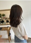 ミディアム×ブルーベージュ