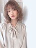 イメチェン♪小顔質感カット+plexカラー+パーマ+2stepトリートメント￥19000