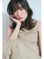 レーヴバイキートス(REVE by kiitos) 【REVE by kiitos】外ハネミディアム/くびレイヤー/艶カラー