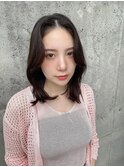 韓国くびれヘア/顔まわりパーマ/ポイントパーマ/10代/20代