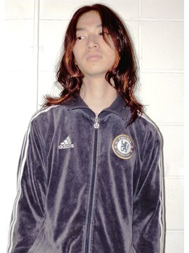 ココ 原宿(KOKO) レイヤーウルフデザインカラースパイラルパーマメンズロング