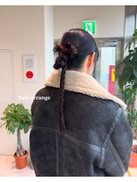 ネウィ 広島(newi)&nbsp;個性派ヘアセット/カチモリ/タイトヘア/韓国/お呼ばれヘア