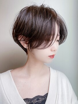 エダ 鎌倉(edA.) 小顔ショート#髪質改善#白髪ぼかし#鎌倉#40代#50代#グレージュ