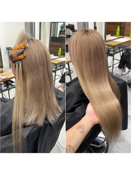 ネクスト 池袋(NEXT) ミルクティー/ロングヘア/ダブルカラー/ハイトーン/池袋