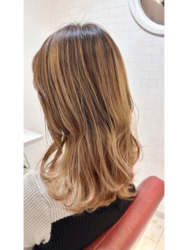 ヘアケア ラウンジ(hair care LaUNGE) セミロングスタイル