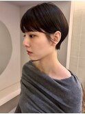 大人ショートボブ/ニュアンスパーマ/ナチュラルパーマ表参道