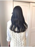 20代30代エクステロンググレージュ毛先カール伸ばしかけ