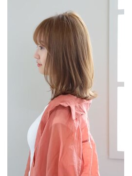 グレースバイハピネス(grace by happiness) 髪質改善 ナチュラルストレートボブ ミルクティー韓国風レイヤー