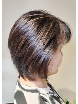 松本平太郎美容室 国立店 レイヤーボブ×イノアカラー×ハイライト